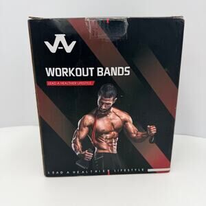 Whatafit Resistance Bands Therapy 11-piece Set Home Workouts AMZ-RB11 New